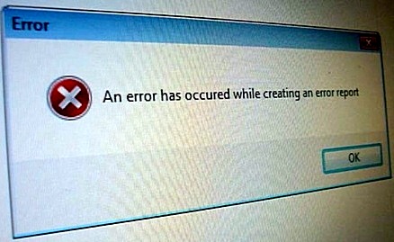 Error of error in error report
